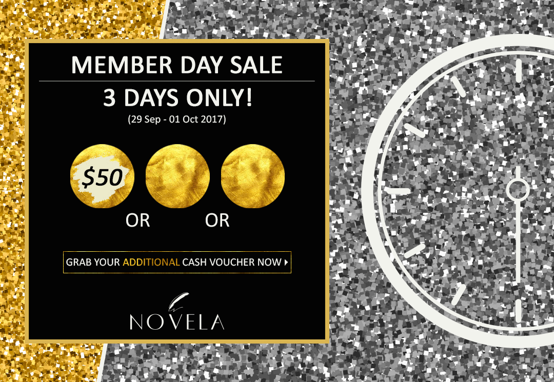 Offline&Online Graphic Design for Novela’s “Member Day Sale” Campaign