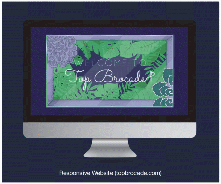 Read more about the article Responsive Website designed and developed for Top Brocade