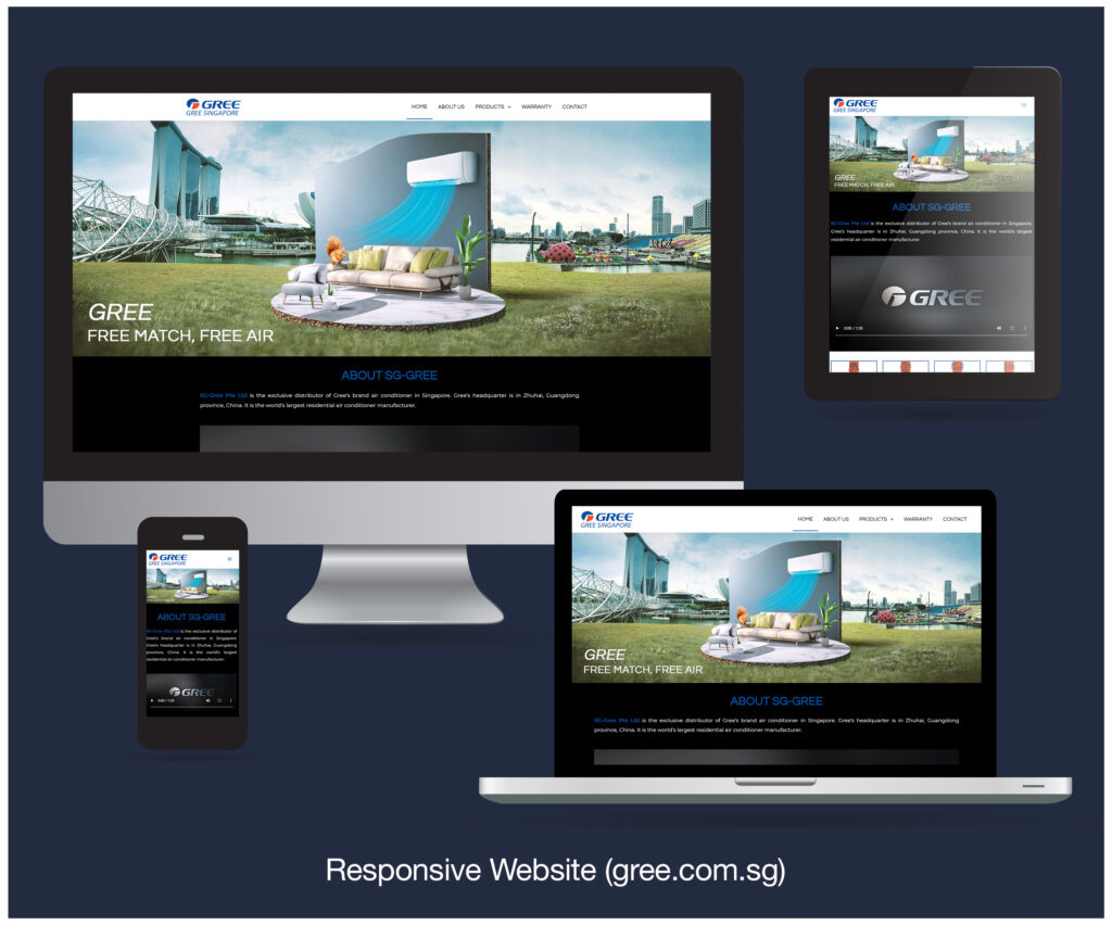 Read more about the article Responsive Website designed and developed for Gree Singapore