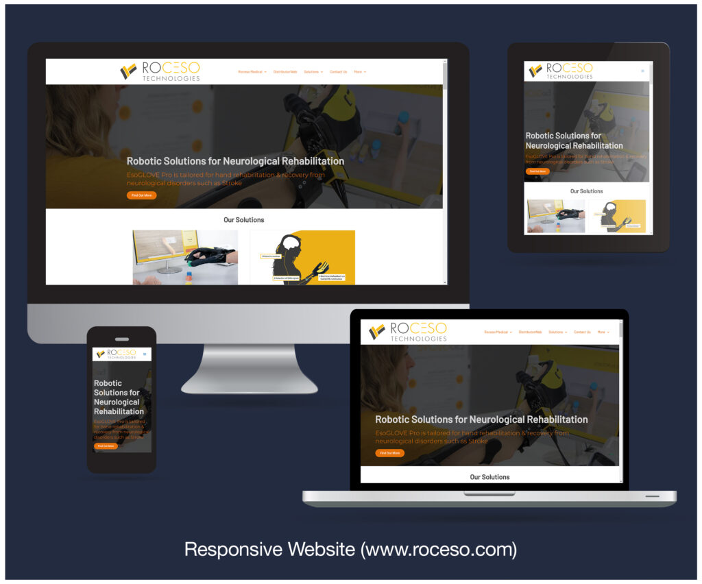 Read more about the article Responsive Website designed and developed for Roceso Technologies