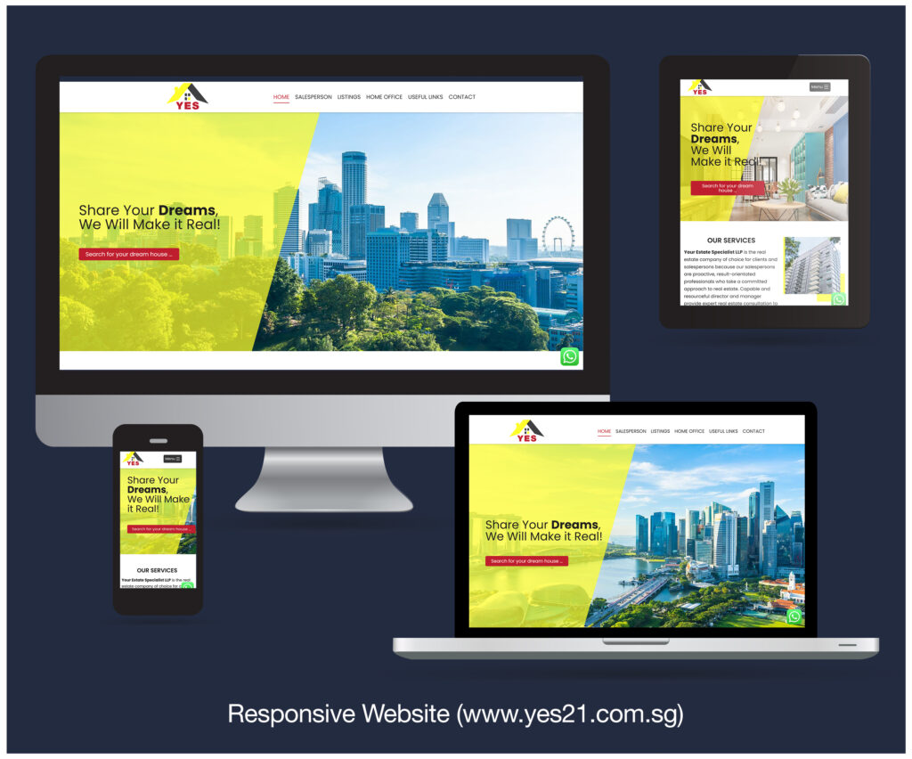 Read more about the article Responsive Website designed and developed for YES Real Estate Group
