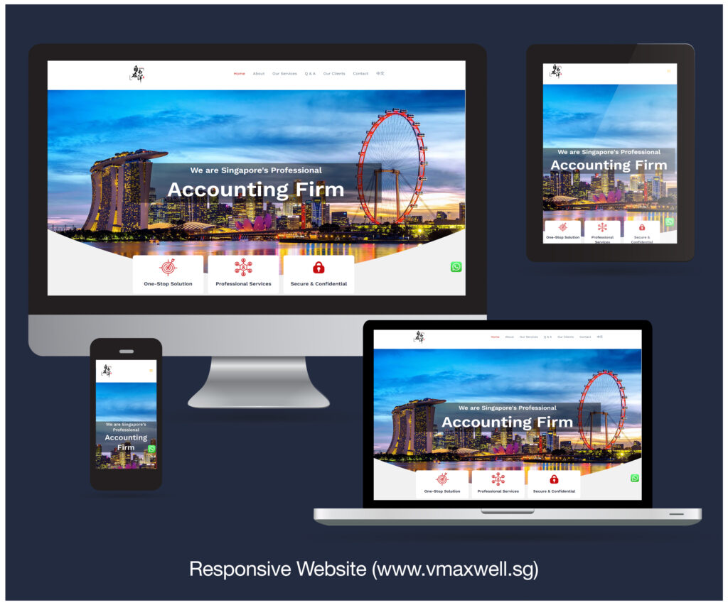 Read more about the article Responsive Website designed and developed for VMAXWELL